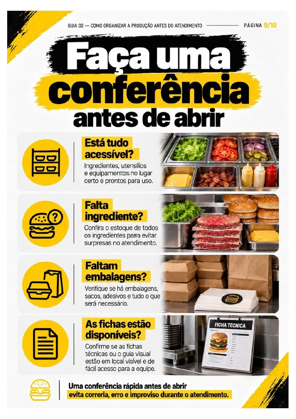 Como Organizar a Produção Antes do Atendimento — página 9