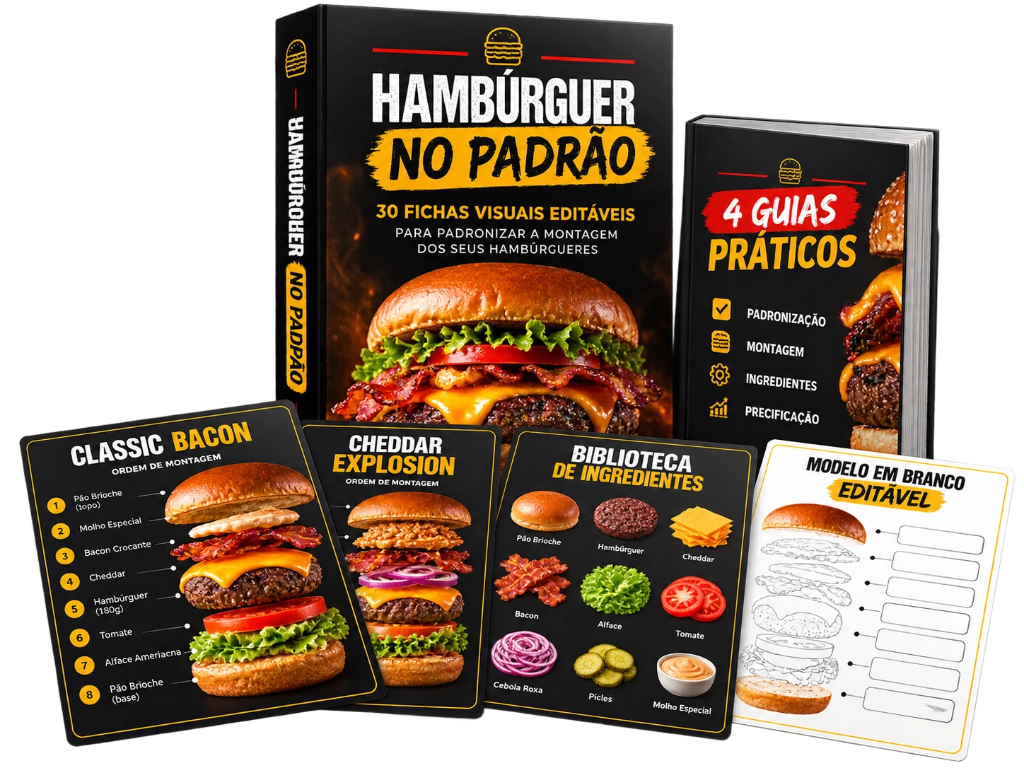 Materiais do Plano Básico Hambúrguer no Padrão